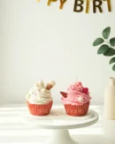 DiceandBerry Cupcake Candles Scented (Pack of 2) Home Decor, Birthday Gifts, Weddings, Parties, Celebration (1)