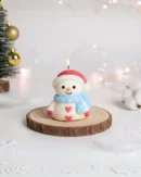 DiceandBerry Cute Christmas Snowman Candle, Charming Home Decor, Gifts for X mas, Christmas gift, Scented, Soy wax, Gifting, Birthday Gift, Decorative Candle, Gifts for him and her, handmade gift