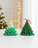 DiceandBerry Christmas Tree Combo (Pack of 2) - Gifts for X mas, Christmas gift, Scented, Soy wax, Gifting, Birthday Gift, Decorative Candle, Gifts for him and her, handmade gift