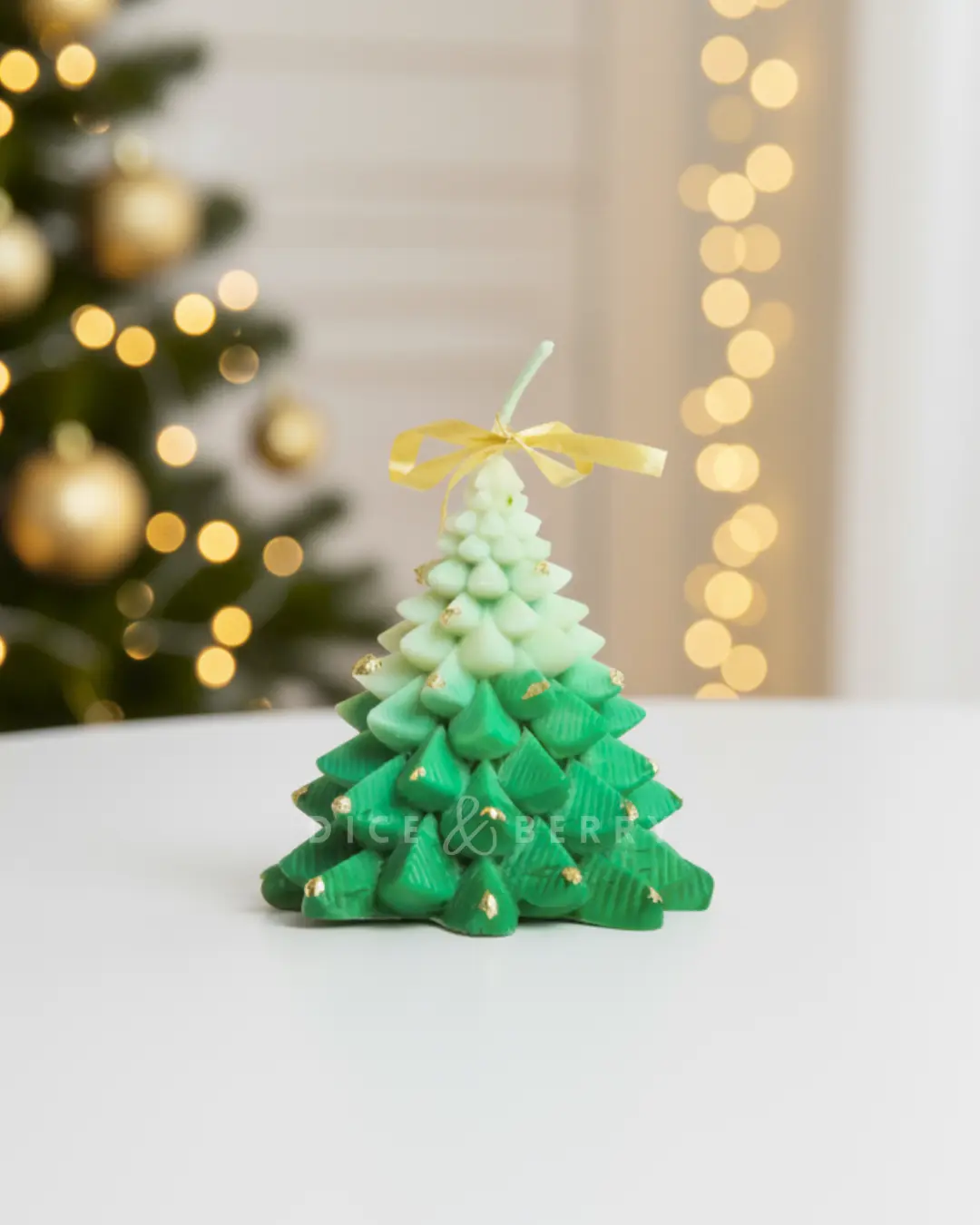 DiceandBerry Christmas Tree Combo (Pack of 2) - Gifts for X mas, Christmas gift, Scented, Soy wax, Gifting, Birthday Gift, Decorative Candle, Gifts for him and her, handmade gift