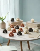 Diceandberry Cute Poodle Dog Soy Wax Scented Candles (Black, White, Brown) For Dog Lovers, Puppy Candles (3)